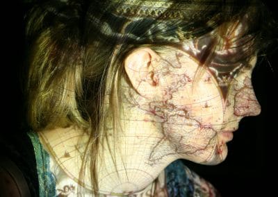 Projection on skin test